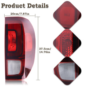 KAMDKI tail light held in hand for size comparison benefit accurate fitment