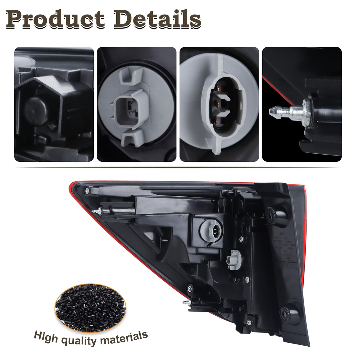 KAMDKI tail light installed on Honda Pilot passenger side demonstrating perfect OEM fit