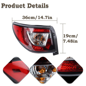KAMDKI tail light package with bulbs included for immediate replacement