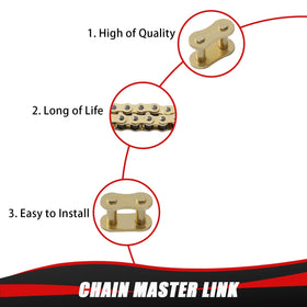 KAMIER chain beside ruler for scale to confirm 116-link length before fitting