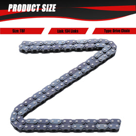 KAMIER chain breaker tool pressed against a link showing how to trim chain efficiently