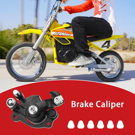 KAMIER caliper installed on a fork demonstrating restored braking control