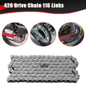 KAMIER close-up of chain links showing robust pin and plate detail for improved durability