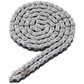 KAMIER chain texture close-up with grease applied to illustrate lubrication and reduced wear