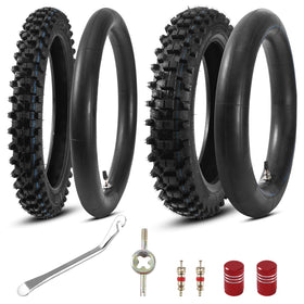 KAMIER rear tire front view showing tread and improved traction