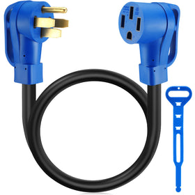 Kanayu front angled connector showing plug and receptacle for safe connection