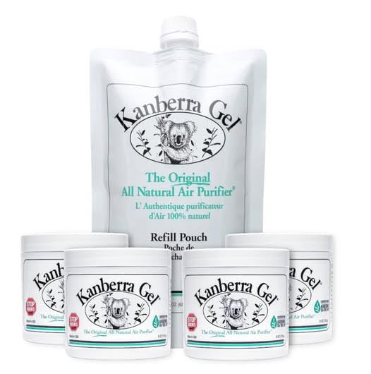 Kanberra pouring refill into jar demonstrates easy refill and mess-free benefit