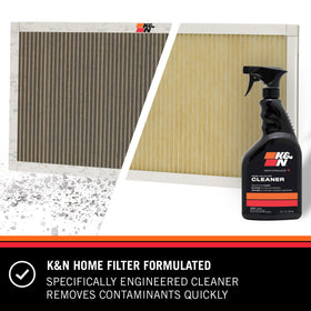 K&N close-up of nozzle and label highlighting accurate application benefit