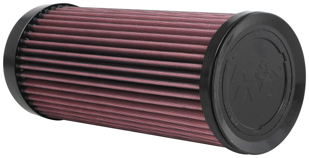 K&N filter front view showing shape and fit for easy installation