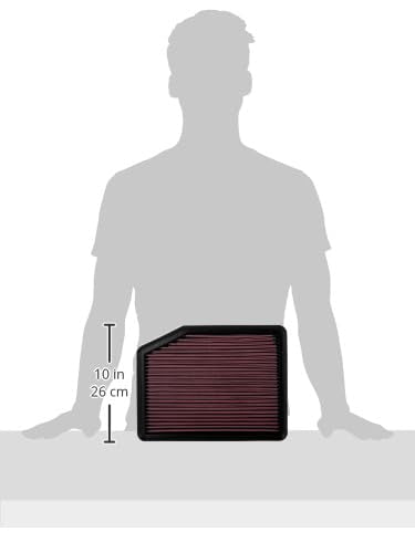 K&N pre-oiled filter media detail showing readiness and consistent performance