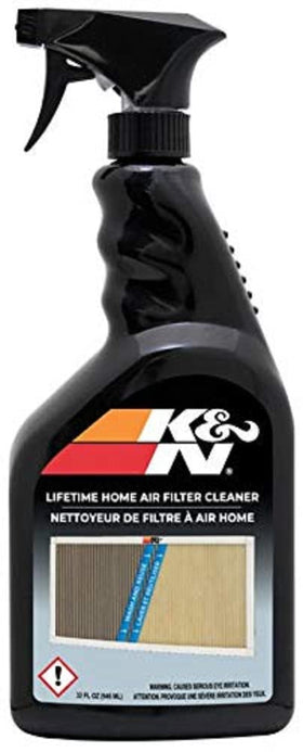K&N spray bottle front view showing cleaner and easy-pump use benefit