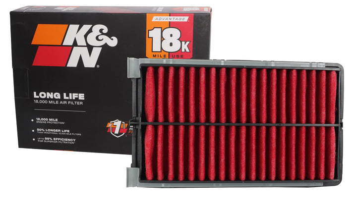 K&N KNA-5108 front packaging showing part and fitment benefit