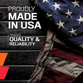 K&N packaging with made-in-usa badge showing quality assurance benefit