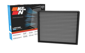 K&N VF2078 front view showing filter frame and fit benefits