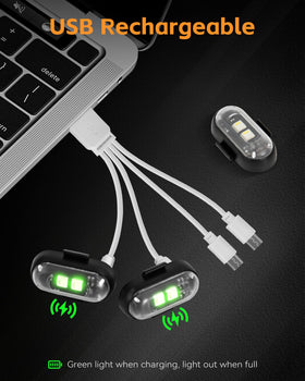 KANGIKX pod plugged into USB cable showing quick recharge convenience