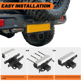 KANGIKX hitch next to ruler shows dimensions and helps with visual scale
