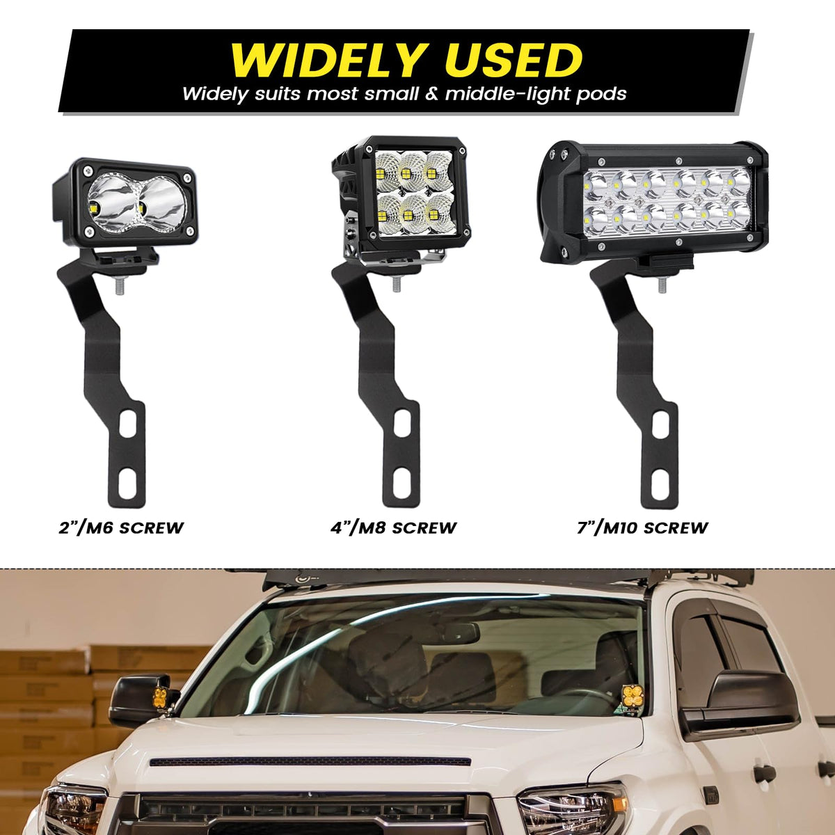 KANGIKX mounted bracket with LED pod showing improved corner lighting