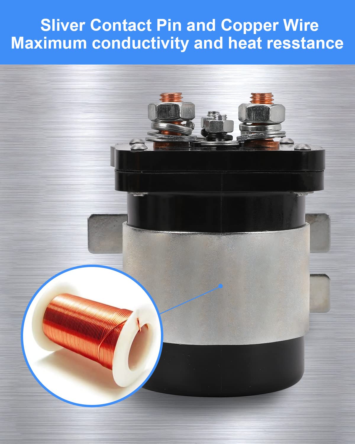 KanSmart close-up of large studs demonstrating solid contact surfaces for reduced loss