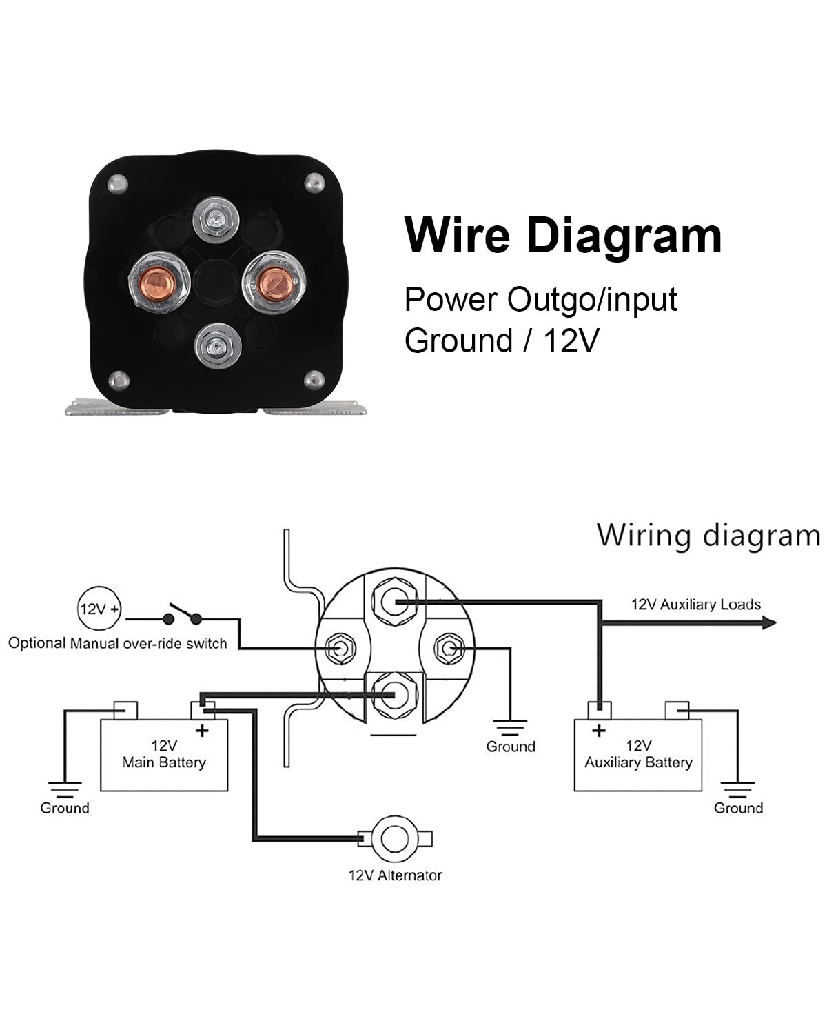 KanSmart wiring diagram label showing clear hookup guidance for correct installation