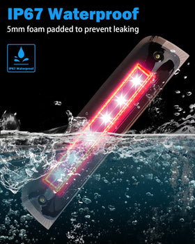 KanSmart cargo light on, illuminating truck bed for safer loading