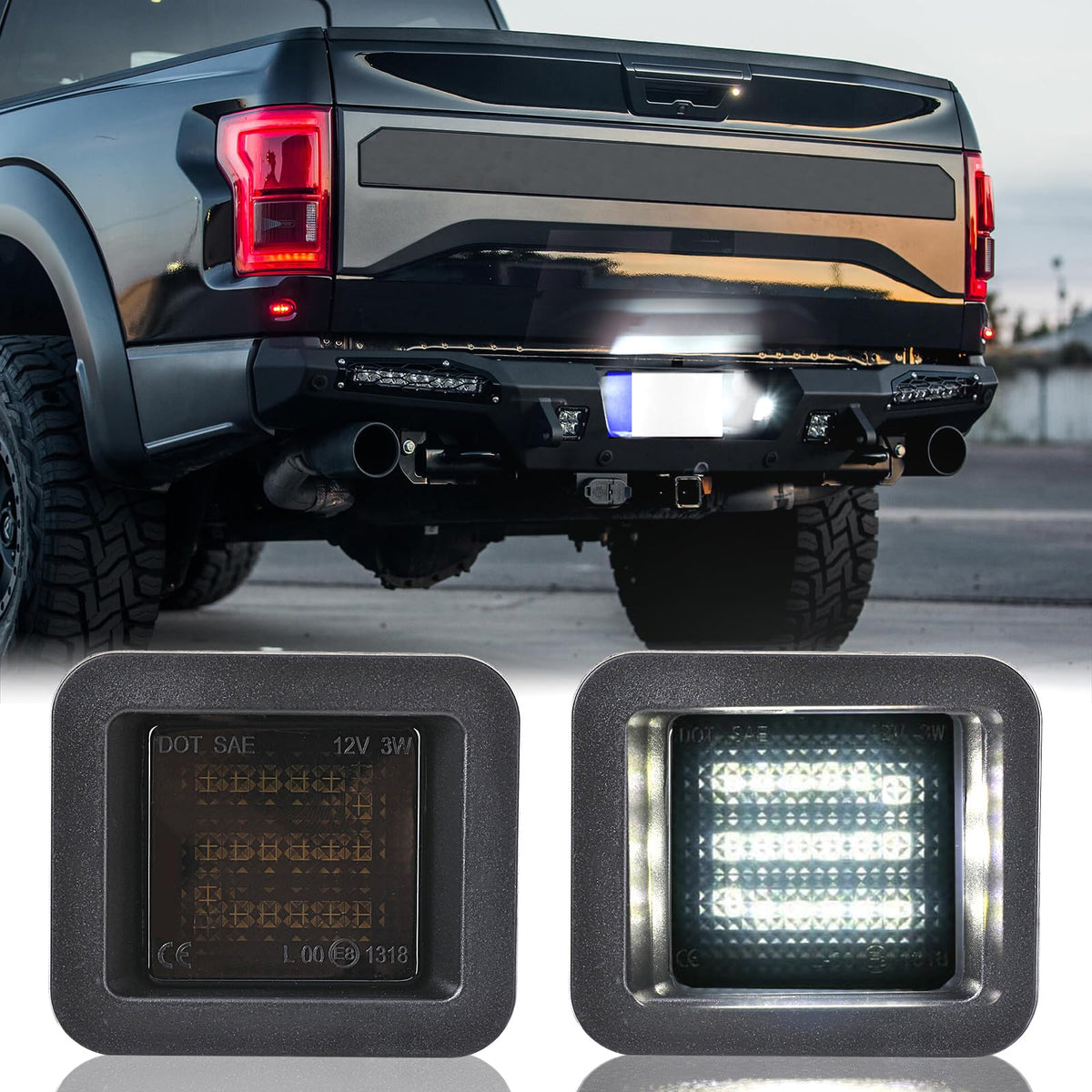 KanSmart front assembly on F150 showing clean fit and improved visibility