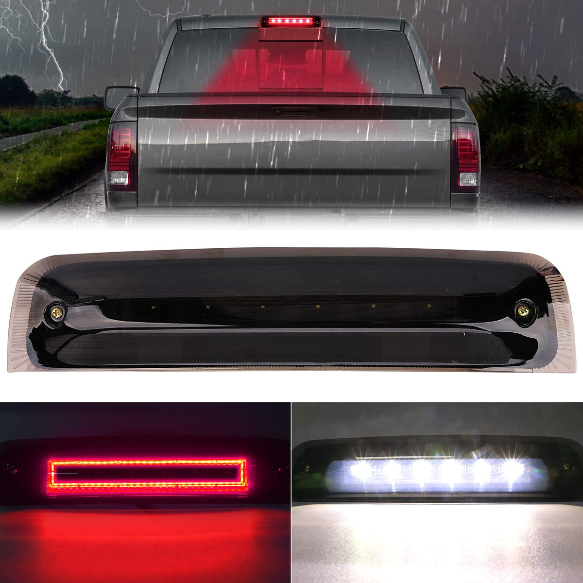 KanSmart front assembly showing full LED brake lens and fitment benefit