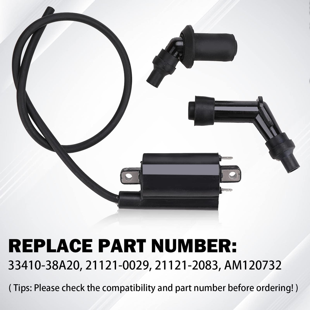 KanSmart ignition coil held in hand for scale and straightforward replacement