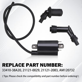 KanSmart ignition coil held in hand for scale and straightforward replacement