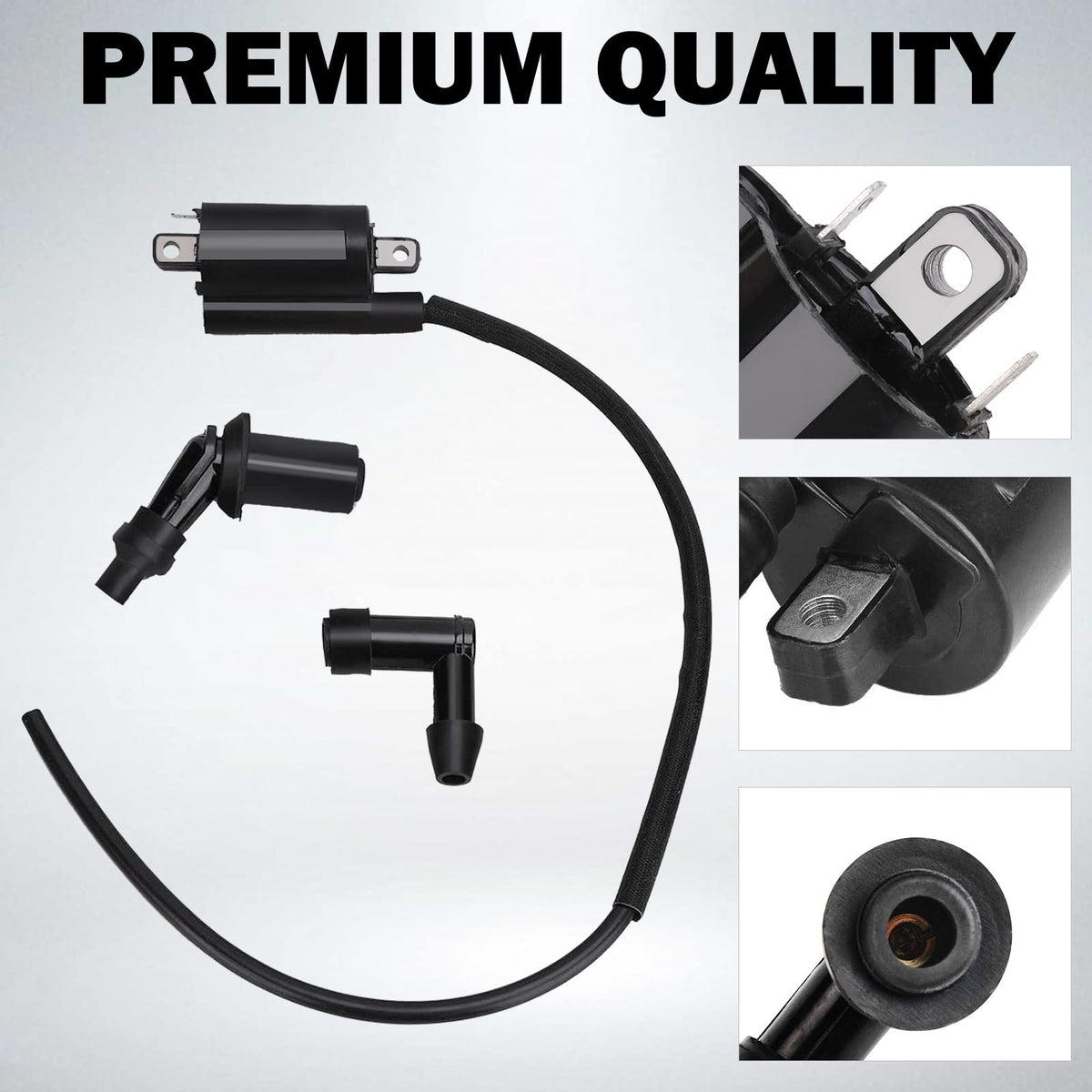 KanSmart ignition coil mounting bracket view showing easy bolt-on installation