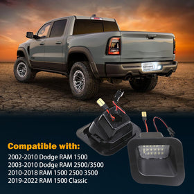 KanSmart on parked Ram at dusk demonstrating better nighttime visibility