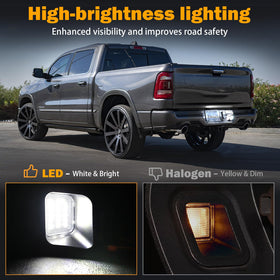 KanSmart illuminating license plate at night for safer identification