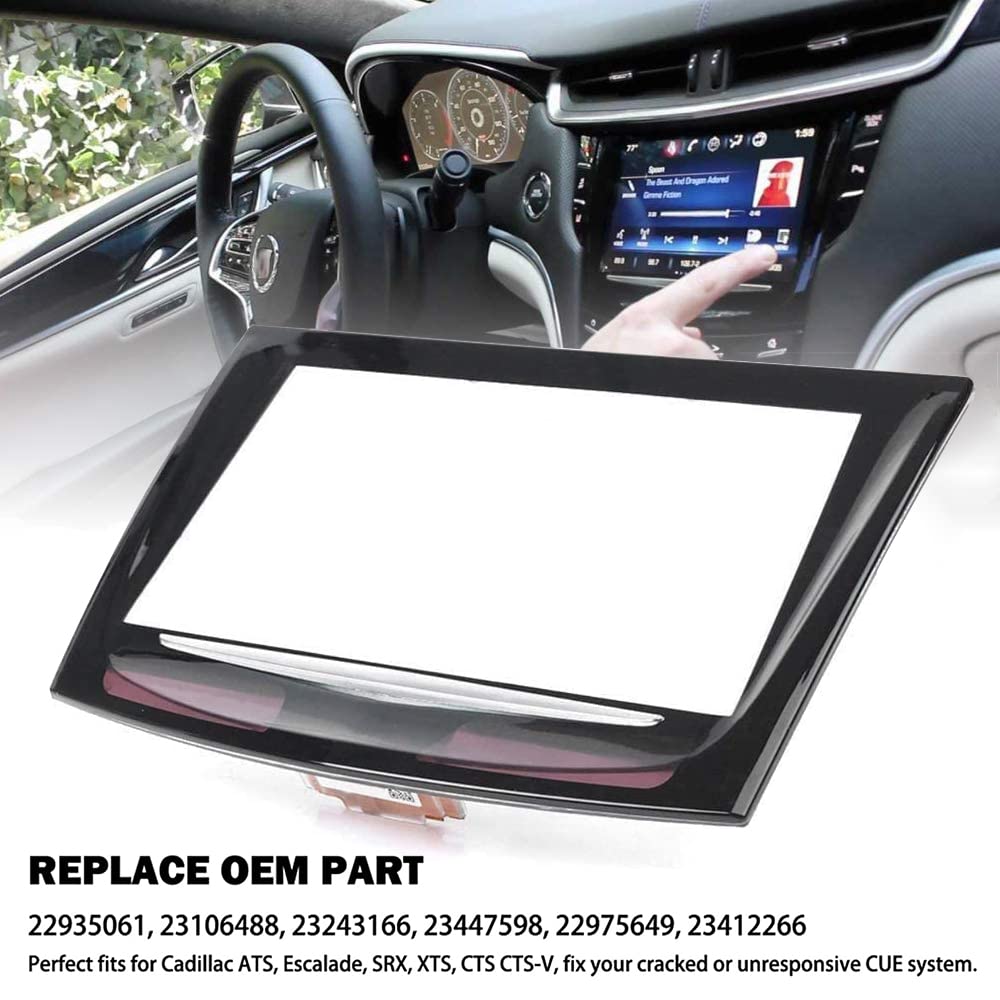 KanSmart screen installed in Cadillac dashboard restoring clear controls