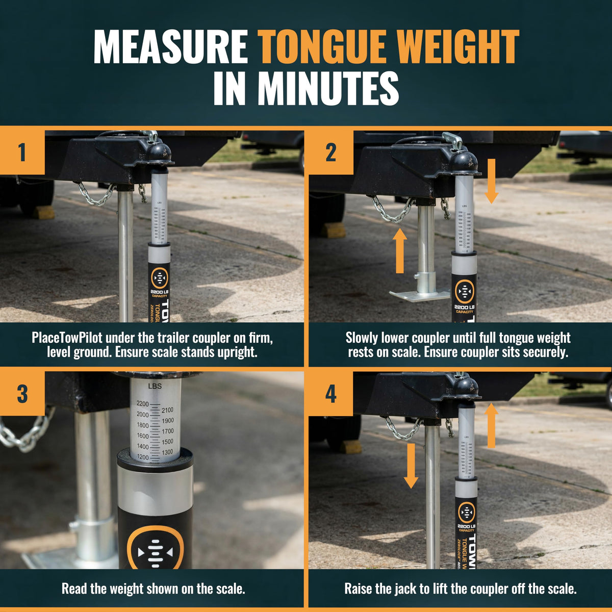 KANU GOODS TowPilot next to tape measure illustrating 20.5-inch height fit requirement