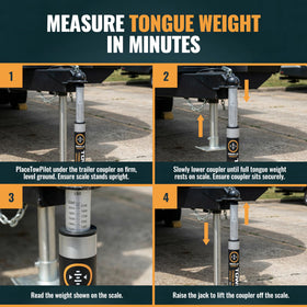 KANU GOODS TowPilot next to tape measure illustrating 20.5-inch height fit requirement