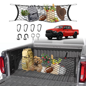 Karltys lifestyle camping gear in net showing organized transport