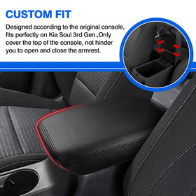 Karltys size comparison on armrest showing compact, low profile