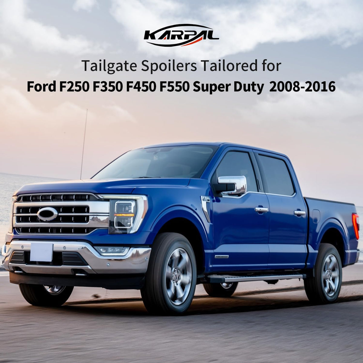 KARPAL installed on Ford Super Duty tailgate showing clean factory fit and protection
