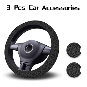 KARREAL steering wheel close-up of polyester texture and comfortable grip