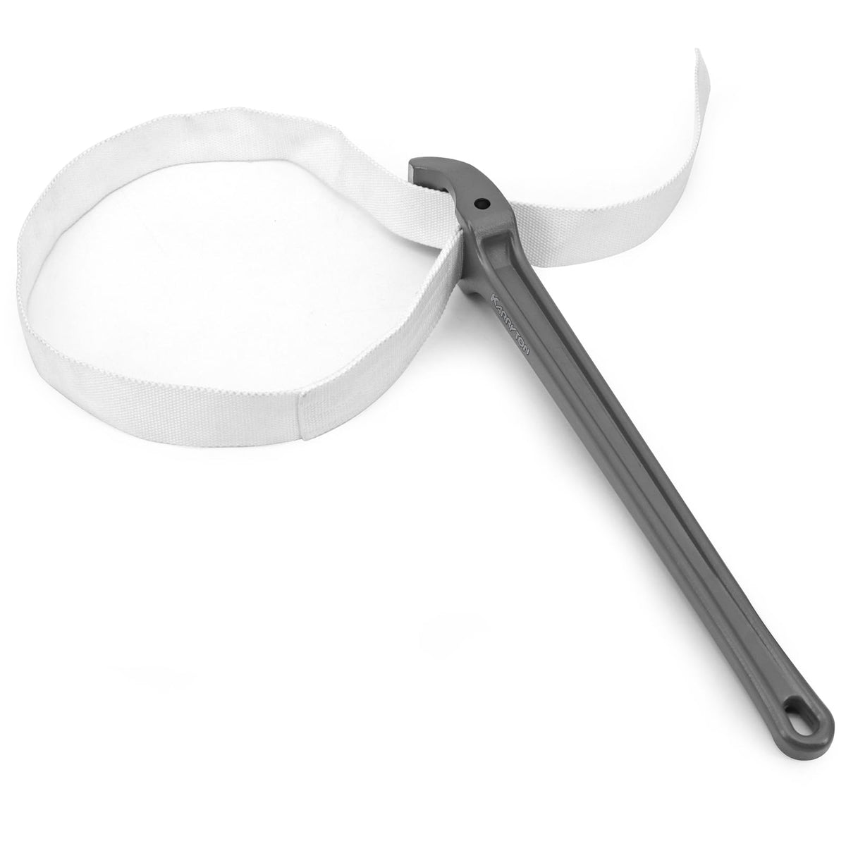 KARRYTON front view of handle and strap showing easy grip benefit