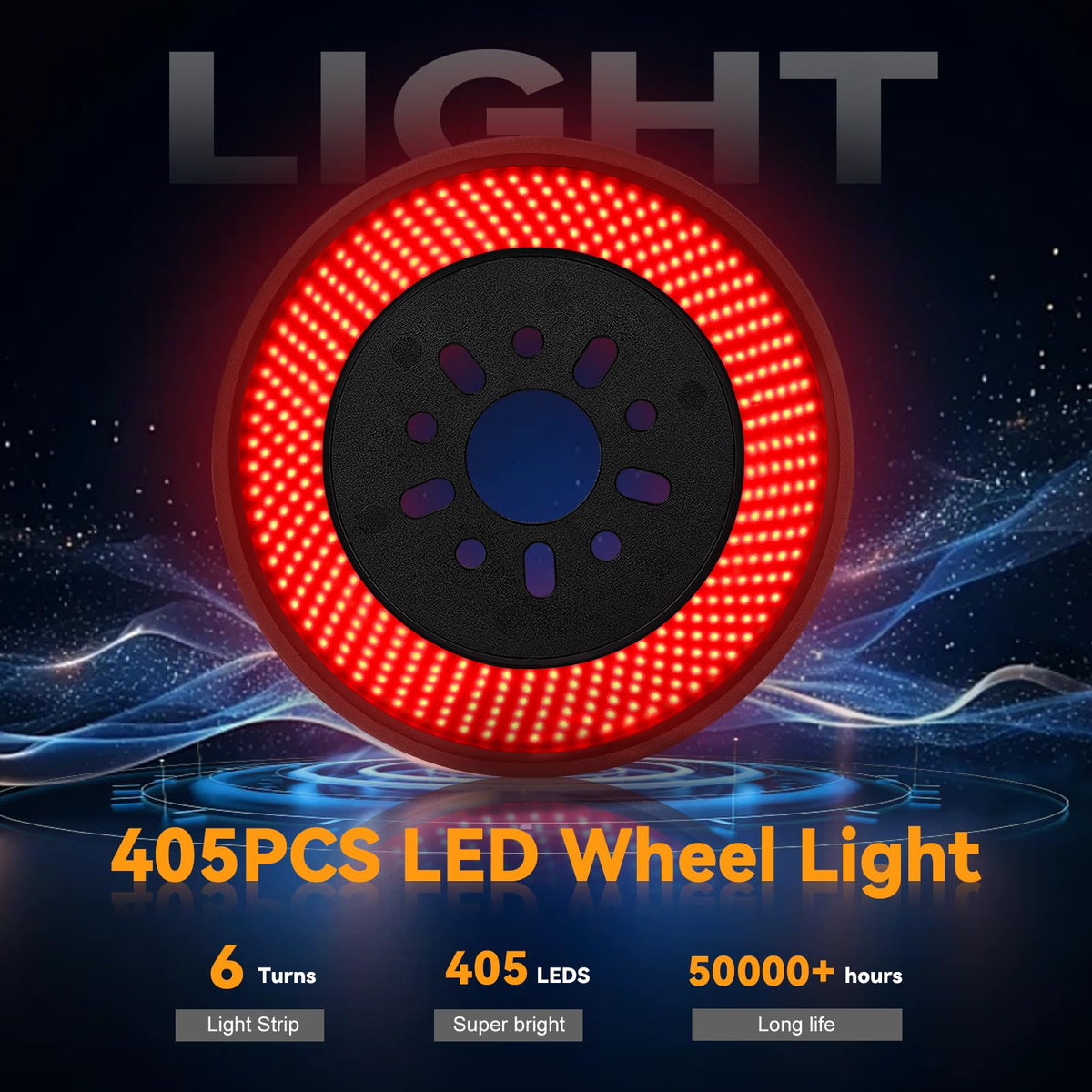 KARSAM installed at night showing bright brake signal for safer driving