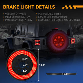 KARSAM side profile on Jeep tailgate demonstrating clean factory fit