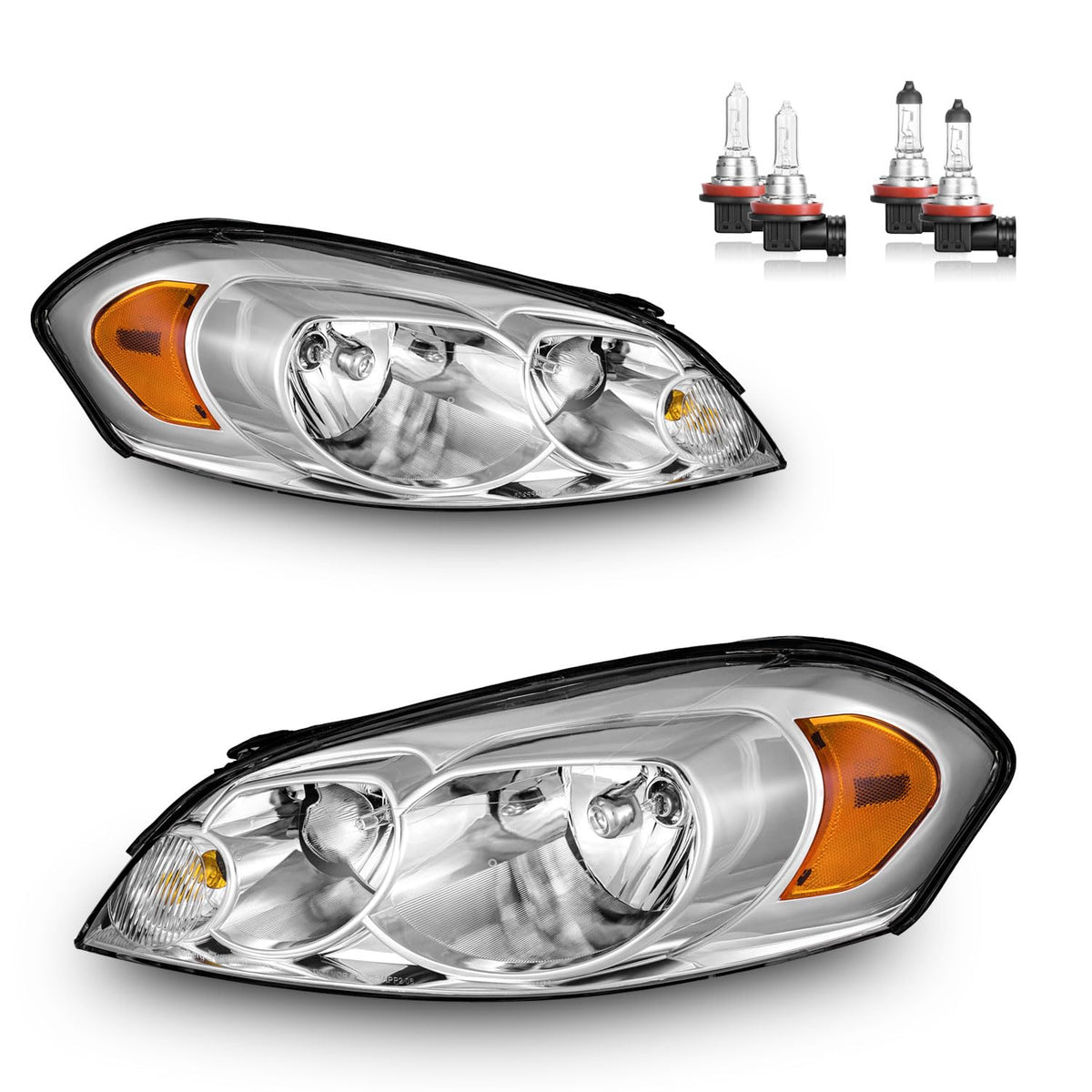 KarSpareHub headlight assembly front view showing exact OEM fit and restored appearance