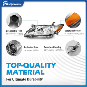 KarSpareHub assembly installed on Camry showing correct fit and restored appearance