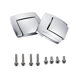 KASIMT chrome tour pack latches front view showing replacement styling benefit