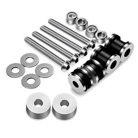 KASIMT front view of chrome docking kit showing complete four-point hardware benefit
