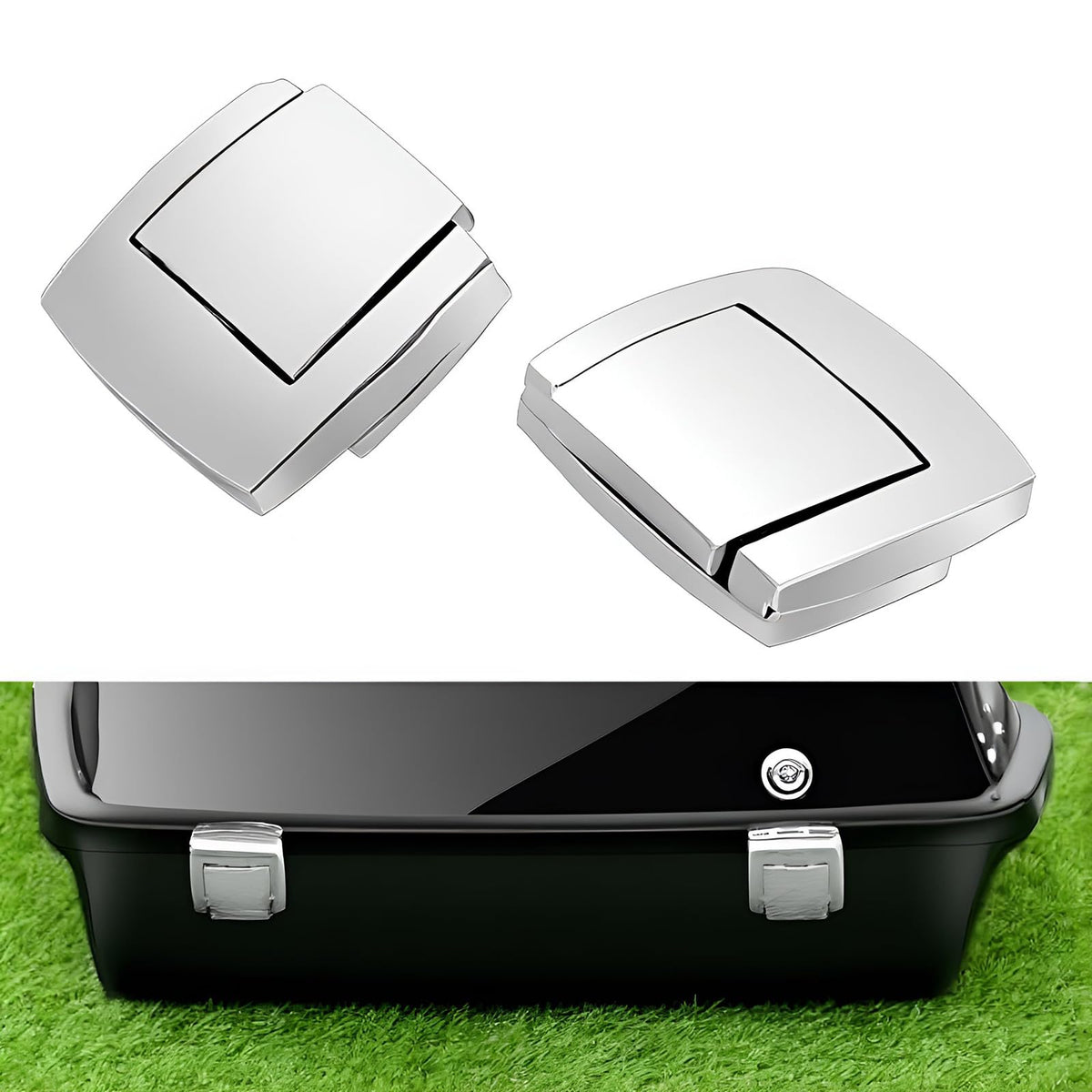 KASIMT latch held in hand for scale showing compact size and easy handling benefit