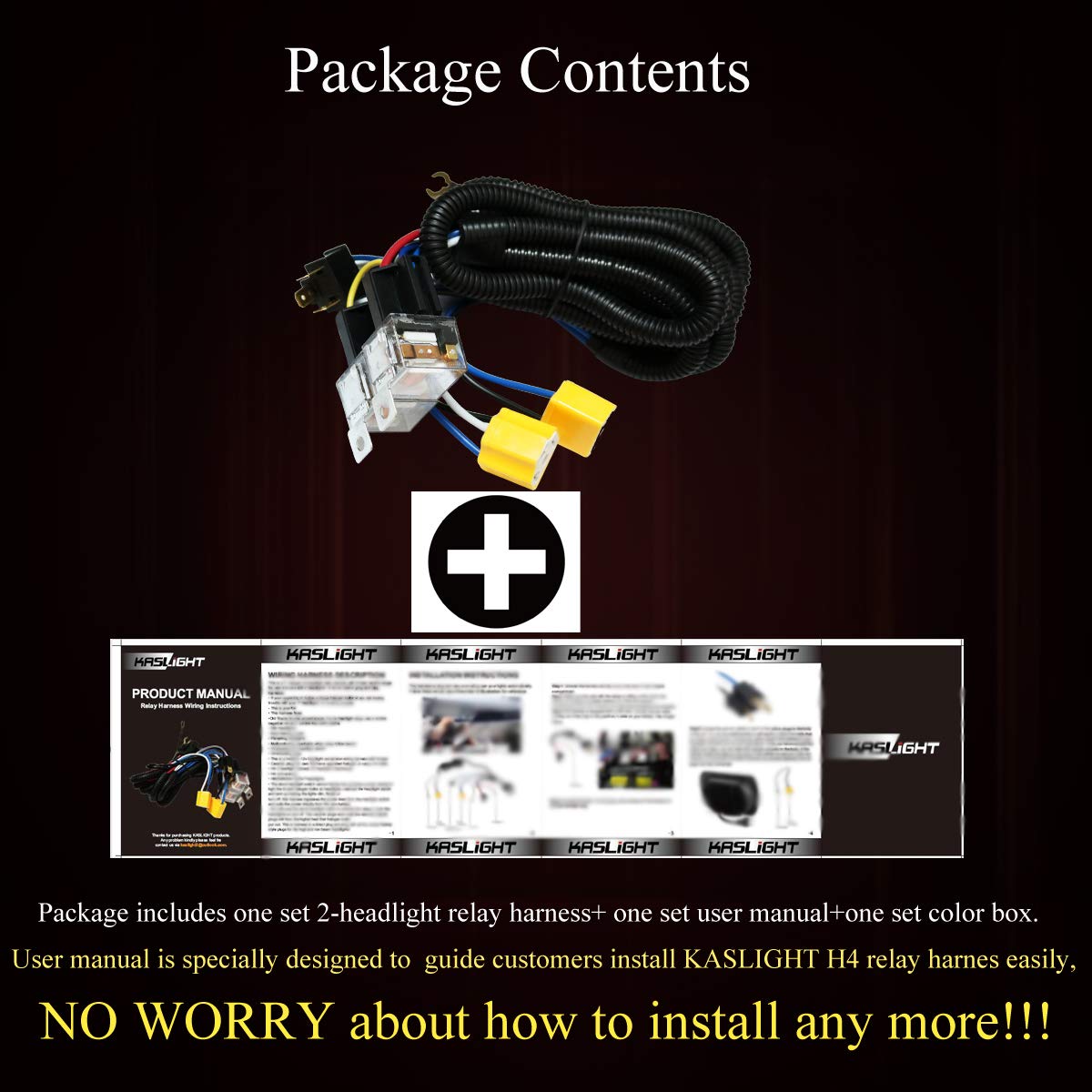 KASLIGHT installed in Jeep headlight housing improving brightness and performance
