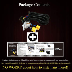 KASLIGHT installed in Jeep headlight housing improving brightness and performance