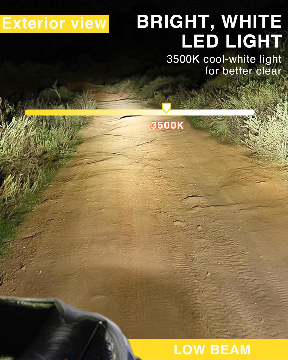 KASLIGHT held in hand for scale showing compact fit and easy installation