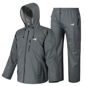 KastKing HydroSense front view of jacket and pants showing full waterproof coverage